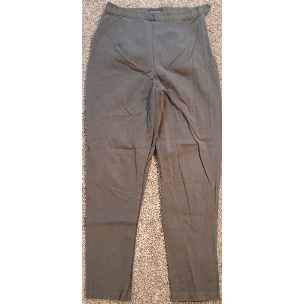 Banana Republic Women's Size 8R Stretch Cotton Blend Solid Gray Pants